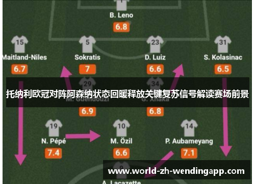 托纳利欧冠对阵阿森纳状态回暖释放关键复苏信号解读赛场前景