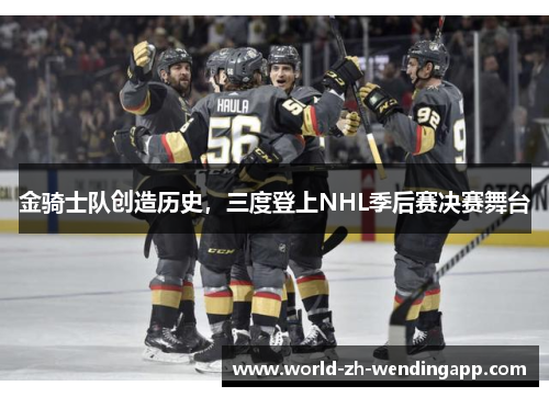 金骑士队创造历史，三度登上NHL季后赛决赛舞台